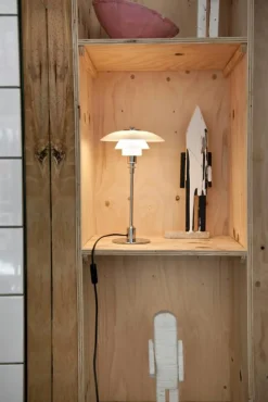 Louis Poulsen Bordslampor-PH 2/1 Bordslampa, Krom