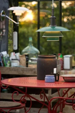 Louis Poulsen Pendellampor-PH 3½-3 Pendel, Grön