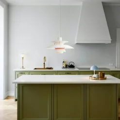 Louis Poulsen Pendellampor-PH 5 Pendel, Pastell Ostrongrå / Blå / Rosa