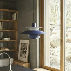 Louis Poulsen Pendellampor-PH 5 Pendel, Pastell Ostrongrå / Blå / Rosa