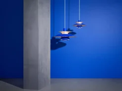 Louis Poulsen Pendellampor-PH 5 Pendel, Pastell Ostrongrå / Blå / Rosa