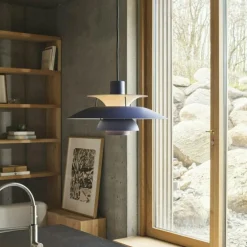 Louis Poulsen Pendellampor-PH 5 Pendel, Pastell Ostrongrå / Blå / Rosa