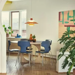 Louis Poulsen Pendellampor-PH 5 Pendel, Pastell Ostrongrå / Blå / Rosa