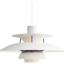 Louis Poulsen Pendellampor-PH 5 Pendel, Pastell Ostrongrå / Blå / Rosa