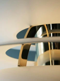 PH Snowball Pendel, Vit / Krom