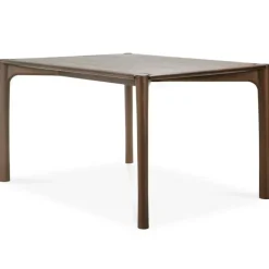 PI Matbord Mörkbetsad Teak, 80x160 cm