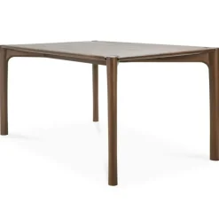 PI Matbord Mörkbetsad Teak, 80x160 cm