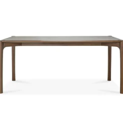 PI Matbord Mörkbetsad Teak, 80x160 cm