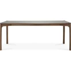 PI Matbord Mörkbetsad Teak, 80x160 cm