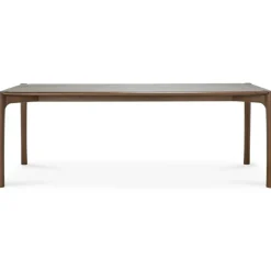 PI Matbord Mörkbetsad Teak, 80x160 cm