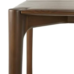 PI Matbord Mörkbetsad Teak, 80x160 cm