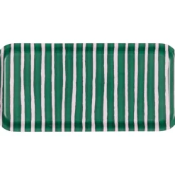 Piccolo Bricka 13,5x27,5 cm, Rosa / Grön