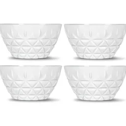 Picknick Skål Akryl 4-pack, Klar