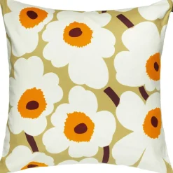 Marimekko Prydnadskuddar & Fodral-Pieni Unikko Kuddfodral 50x50 cm, Cream / Caramel