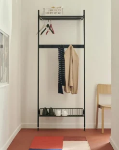 HAY Modulära Hyllsystem-Pier System 1041 1 column, PS Black / Black