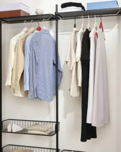 HAY Modulära Hyllsystem-Pier System 1041 1 column, PS Black / Black