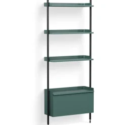 HAY Modulära Hyllsystem-Pier System 131 1 column, PS Black / Black