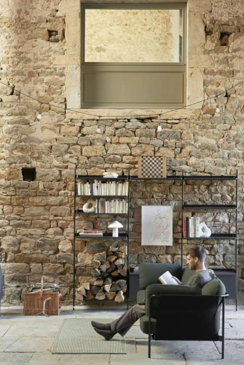 Pier System 103 3 columns, PS Black / Black