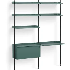 HAY Modulära Hyllsystem-Pier System 12 2 columns, PS Black / Black