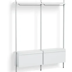 HAY Modulära Hyllsystem-Pier System 1002 2 columns, PS Black / Black