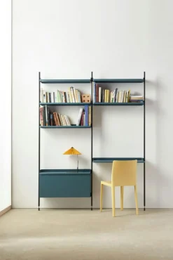 HAY Modulära Hyllsystem-Pier System 133 3 columns, PS Black / Black