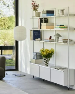 HAY Modulära Hyllsystem-Pier System 133 3 columns, PS Black / Black