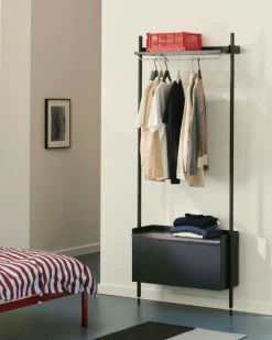 HAY Modulära Hyllsystem-Pier System Hylla Med Hängare, PS Black