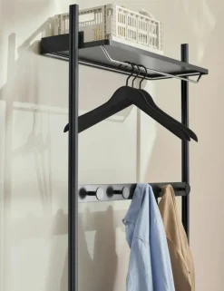 Pier System Klädhängare, PS Black