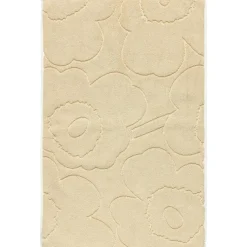 Piirto Unikko Badrumsmatta 50x80 cm, Straw / Off-white