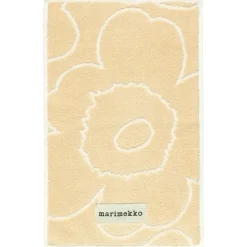 Marimekko Handdukar & Badlakan-Piirto Unikko Gästhandduk Straw / Off-white, 30x50 cm