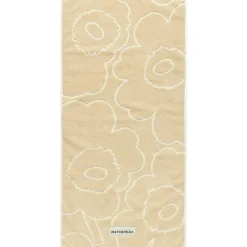 Marimekko Handdukar & Badlakan-Piirto Unikko Gästhandduk Straw / Off-white, 30x50 cm