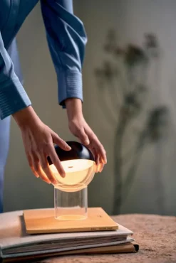 Frandsen Portabla Lampor|Portabla Lampor-Pila Bordslampa Portabel, Borstad Aluminium