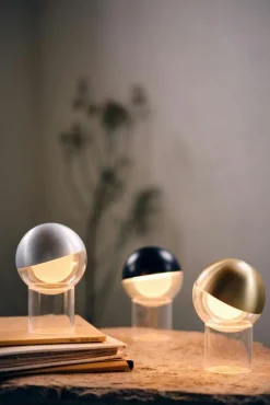 Frandsen Portabla Lampor|Portabla Lampor-Pila Bordslampa Portabel, Borstad Aluminium