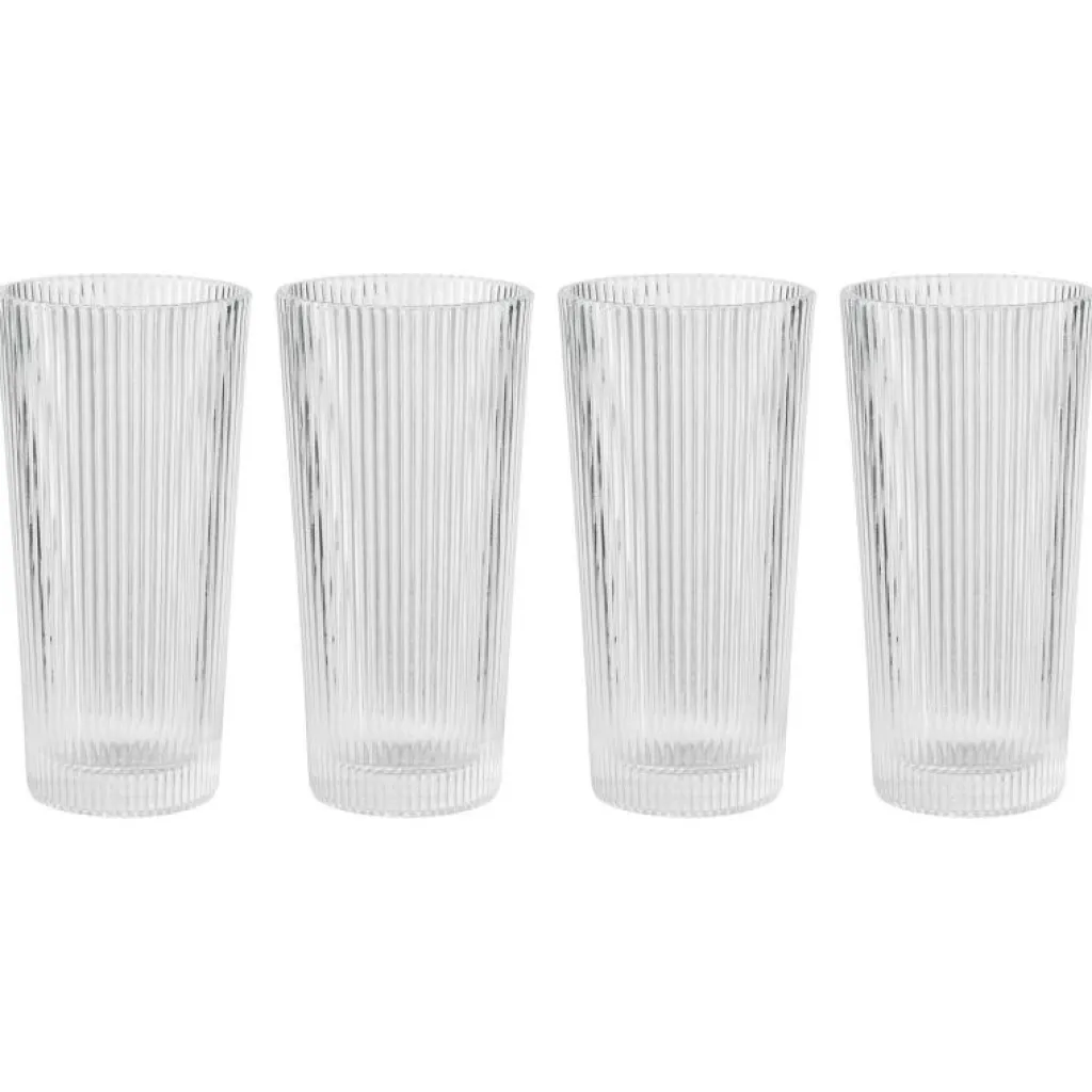 Stelton Highballglas & Longdrinkglas-Pilastro Longdrinkglas 30 cl, 4-pack