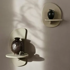 Ferm Living Vägghyllor-Pilu Hylla H40 cm, Rose