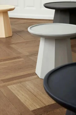 Normann Copenhagen Sidobord & Avlastningsbord|Soffbord-Pine Sidobord Ø65 cm, Ljusgrön