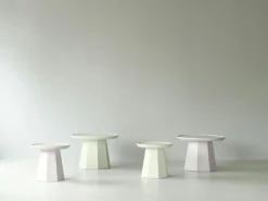 Normann Copenhagen Sidobord & Avlastningsbord|Soffbord-Pine Sidobord Ø65 cm, Ljusgrön