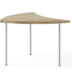 Pinwheel HM7 Bord, Valnöt/Rostfritt Stål