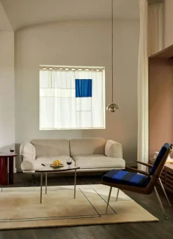 Pinwheel HM7 Bord, Valnöt/Rostfritt Stål