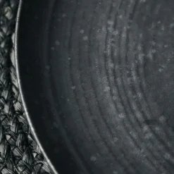 House Doctor Mattallrikar-Pion Middagstallrik 28,5 cm, Svart / Brun