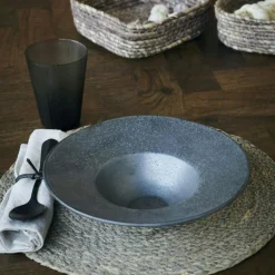 House Doctor Pastatallrikar-Pion Pastatallrik 25 cm, Vit / Grå