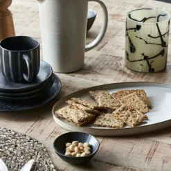 Pion Serveringsfat, Brun/Svart