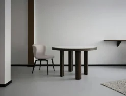 Friends & Founders Stolar-Pipe Stol, Brun Savanna / Rökt Trä