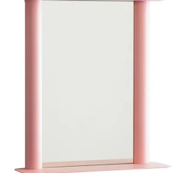 Pipeline Väggspegel 56x60.6 cm, Rosa