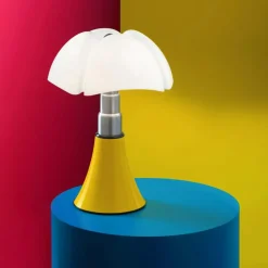 Martinelli Luce Portabla Lampor|Portabla Lampor-Pipistrello Mini Bordslampa Portabel, Brun