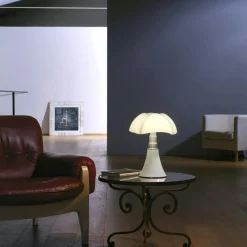 Martinelli Luce Portabla Lampor|Portabla Lampor-Pipistrello Mini Bordslampa Portabel, Brun