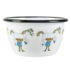 Pippi Och Lilla Gubben Emaljskål, 60 cl