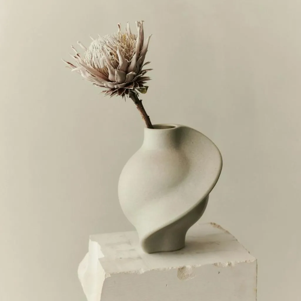 Louise Roe Vaser-Pirout 01 Vas 25 cm, Vintage Glaze