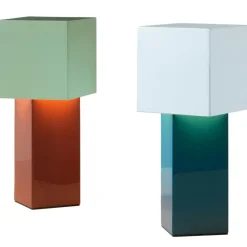 &Tradition Portabla Lampor|Portabla Lampor-Pivot ATD7 Portabel Bordslampa, Rusty Red/Mint