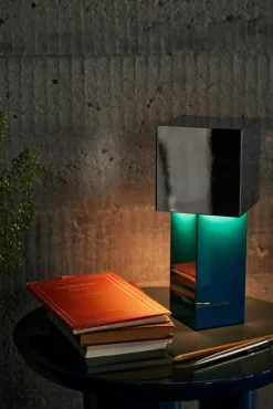 &Tradition Portabla Lampor|Portabla Lampor-Pivot ATD7 Portabel Bordslampa, Rusty Red/Mint